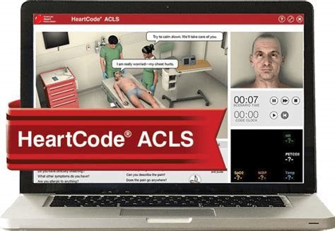 ACLS HEARTCODE COURSE (PART ONE OF THE COURSE $140 (this is not the full course. order with ACLS SKILLS)